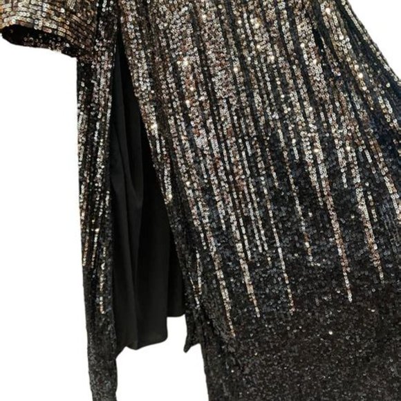 Anthropologie BB Dakota Full Length Sequin Jacket - Picture 4 of 5